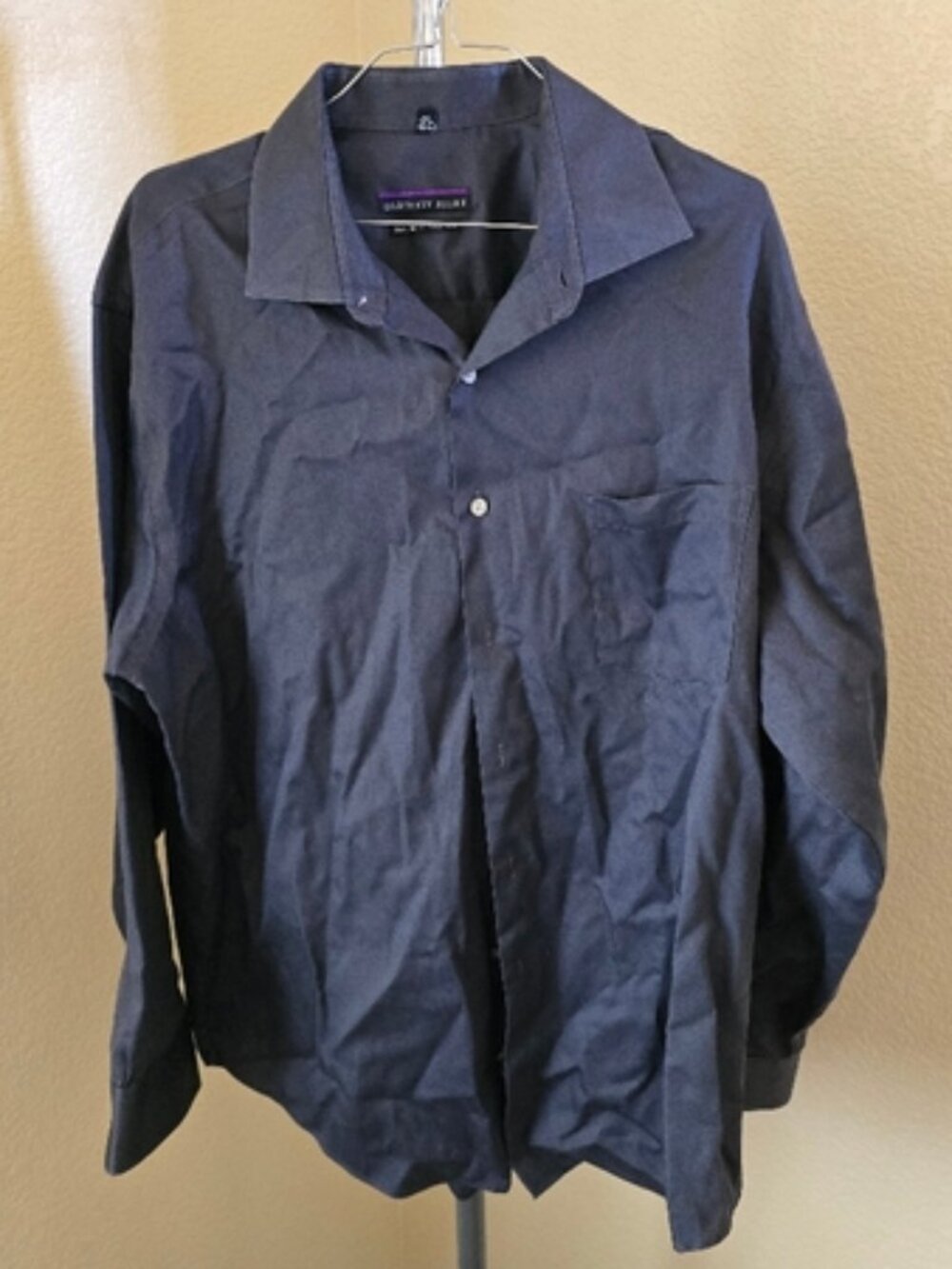 Geoffrey Beene Men's Long Sleeve Button Up Shirt With Pocket Size 17.5 34/35